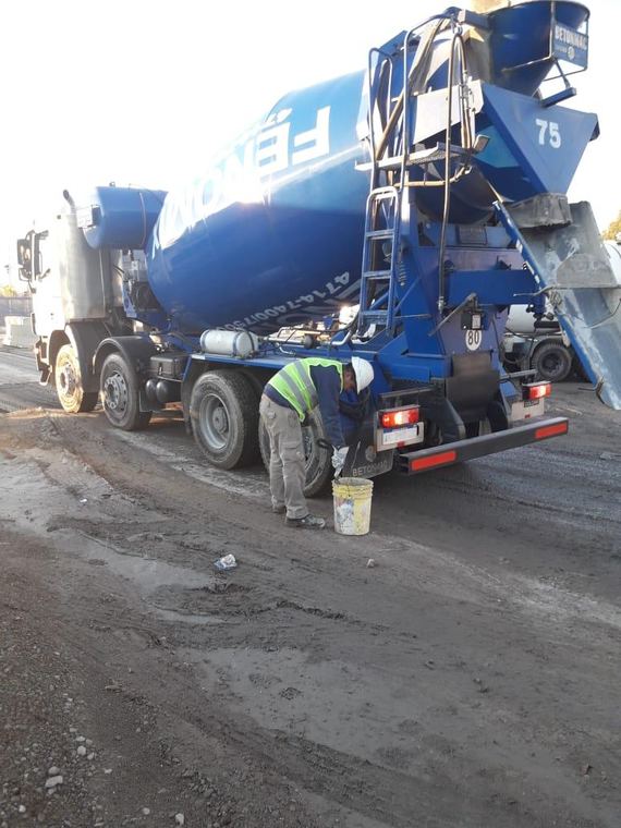 Concreto usinado em obra