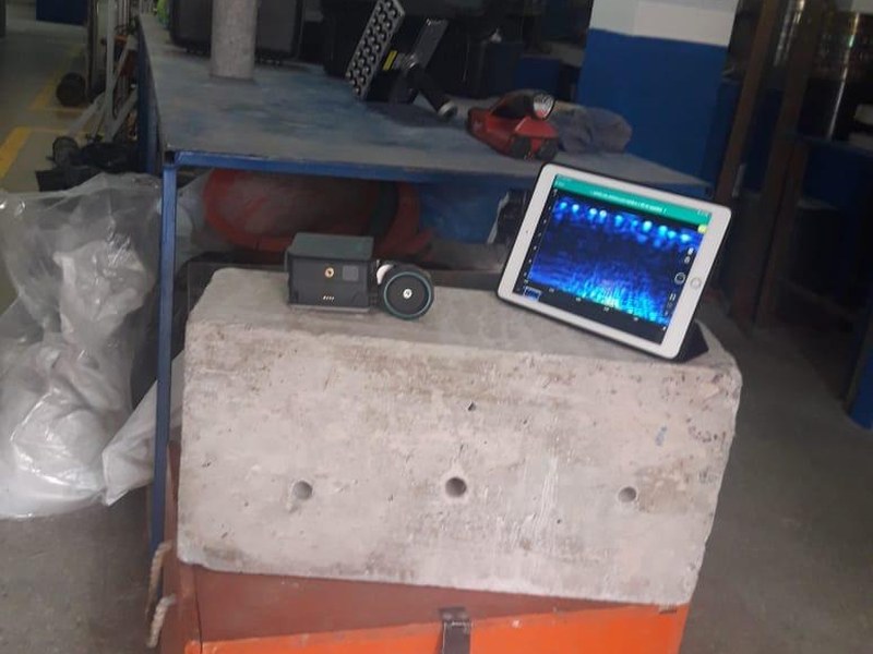 Controle tecnologico de concreto em laboratorio